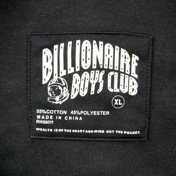 Billionaire Boys Club Track Jacket Adult XL Black BBC Astro Man Striped Full Zip - Picture 6 of 11